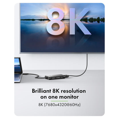 ICY BOX Adapter USB Type-C® auf 3x HDMI® 4K@60 Hz, MST