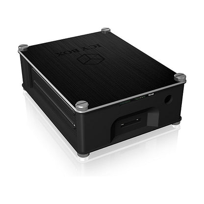 ICY BOX Gehäuse für Raspberry Pi® 4, Aluminium Cover und Seitengitter