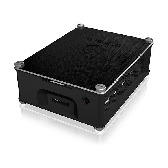 ICY BOX Gehäuse für Raspberry Pi® 4, Aluminium Cover und Seitengitter