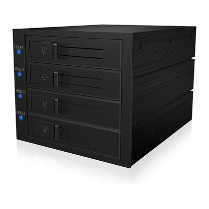 ICY BOX Backplane, 4x SAS/SATA 3,5" HDD in 3x 5,25", trägerlos, EasySwap