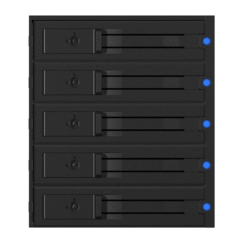 ICY BOX Backplane, 5x SATA 3,5" HDD für 3x 5,25" Schacht, Hot Swap, trägerlos