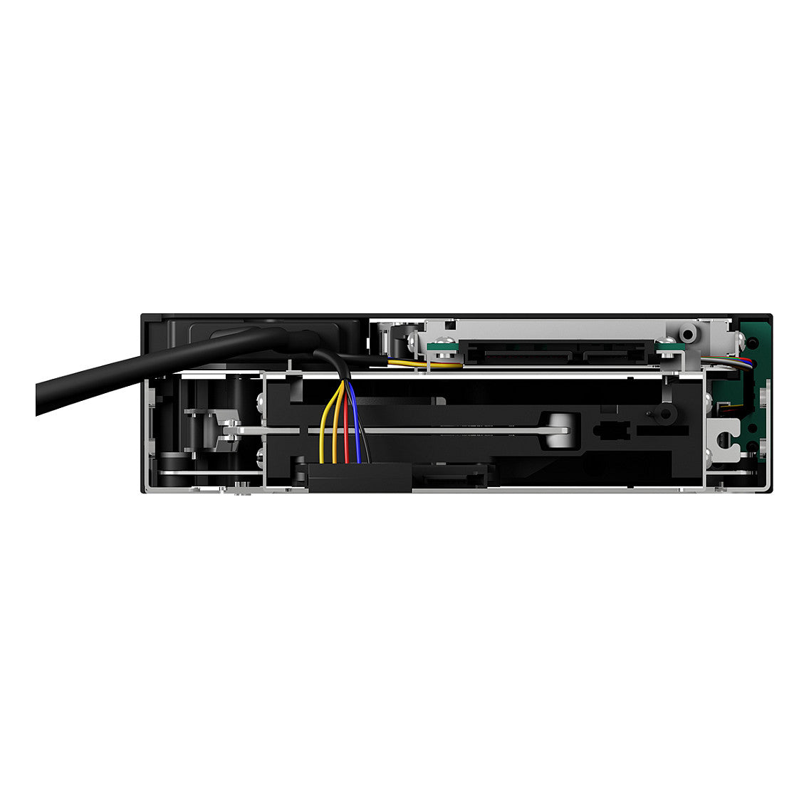 ICY BOX Wechselrahmen, 1x 2,5"+1x 3,5" SATA/SAS zu 2xSATA,für 5,25" Einschub,
