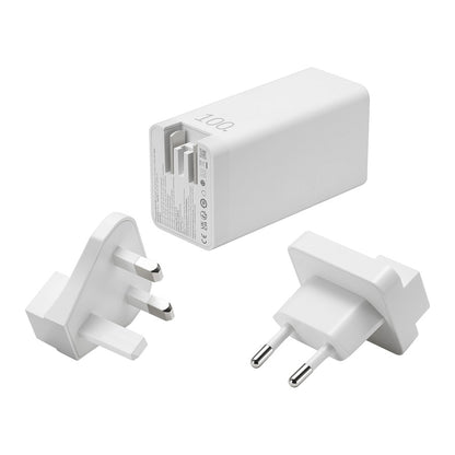 N Asus Multiport-Ladegert AC100-02, EU + UK (wei, 100 Watt, 2x USB-C + USB-A)