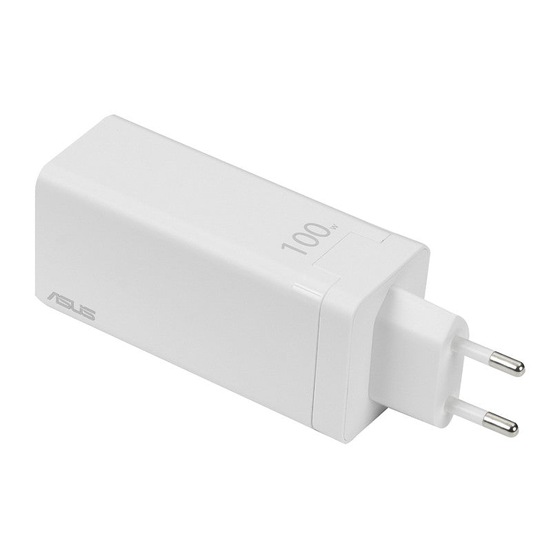 N Asus Multiport-Ladegert AC100-02, EU + UK (wei, 100 Watt, 2x USB-C + USB-A)