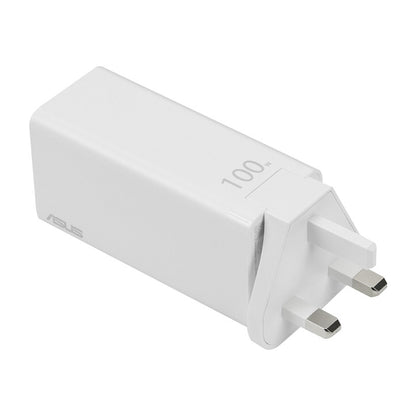 N Asus Multiport-Ladegert AC100-02, EU + UK (wei, 100 Watt, 2x USB-C + USB-A)