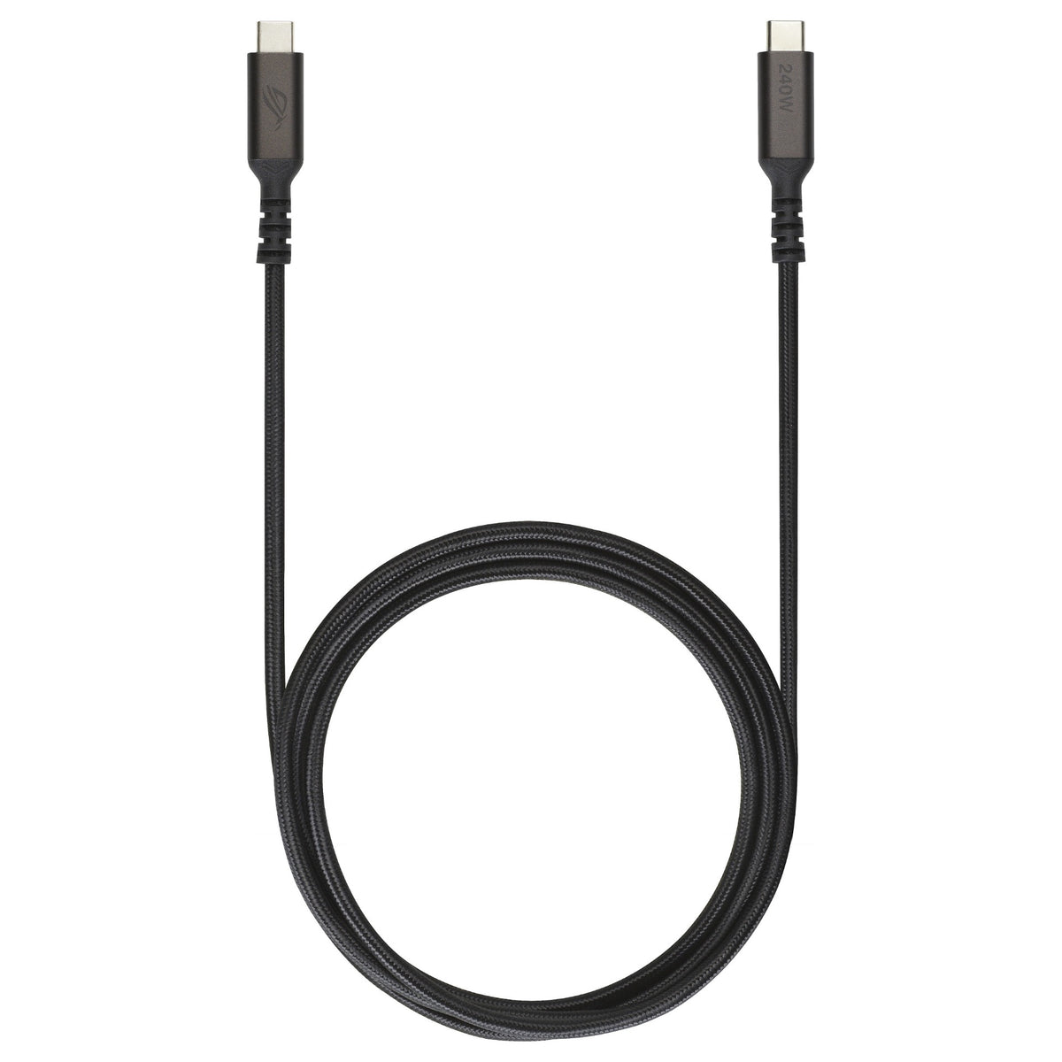 N Asus USB 2.0 Kabel LCR50 5A, USB-C Stecker > USB-C Stecker (schwarz, 1,5 Meter, 240 Watt Ladeleistung)