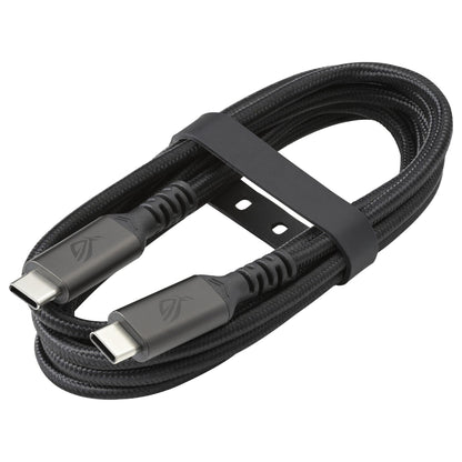 N Asus USB 2.0 Kabel LCR50 5A, USB-C Stecker > USB-C Stecker (schwarz, 1,5 Meter, 240 Watt Ladeleistung)
