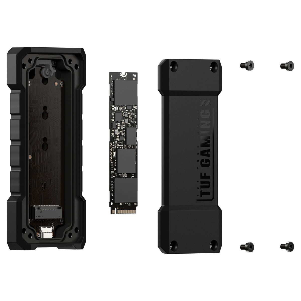 Asus TUF Gaming A2 - Speichergehäuse - M.2 - M.2 NVMe Card - USB 3.2 (Gen 2x2)