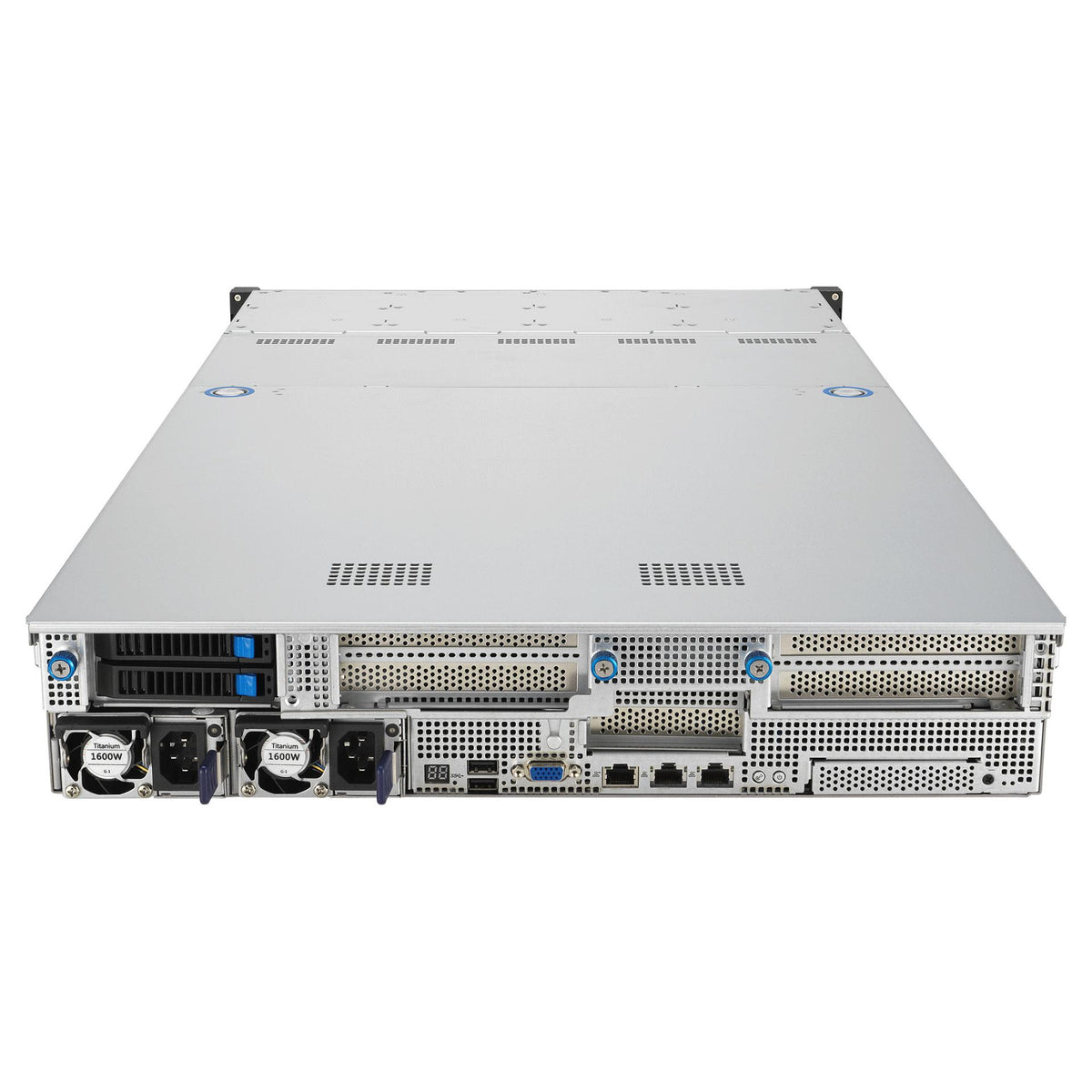 Barebone Server Asus Rack Server RS521A-E12-RS24U/1G/2kW/16NVMe/FAN/RH/OCP/GPU 2U Single Sockel SP5 90SF03X1-M000R0