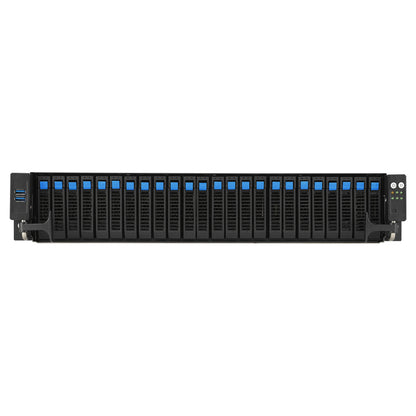 Barebone Server Asus Rack Server RS521A-E12-RS24U/1G/2kW/16NVMe/FAN/RH/OCP/GPU 2U Single Sockel SP5 90SF03X1-M000R0