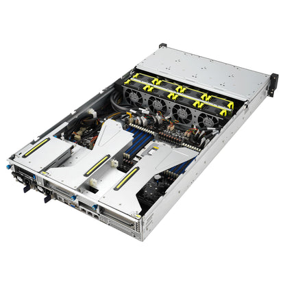 Barebone Server Asus Rack Server RS521A-E12-RS24U/1G/2kW/16NVMe/FAN/RH/OCP/GPU 2U Single Sockel SP5 90SF03X1-M000R0
