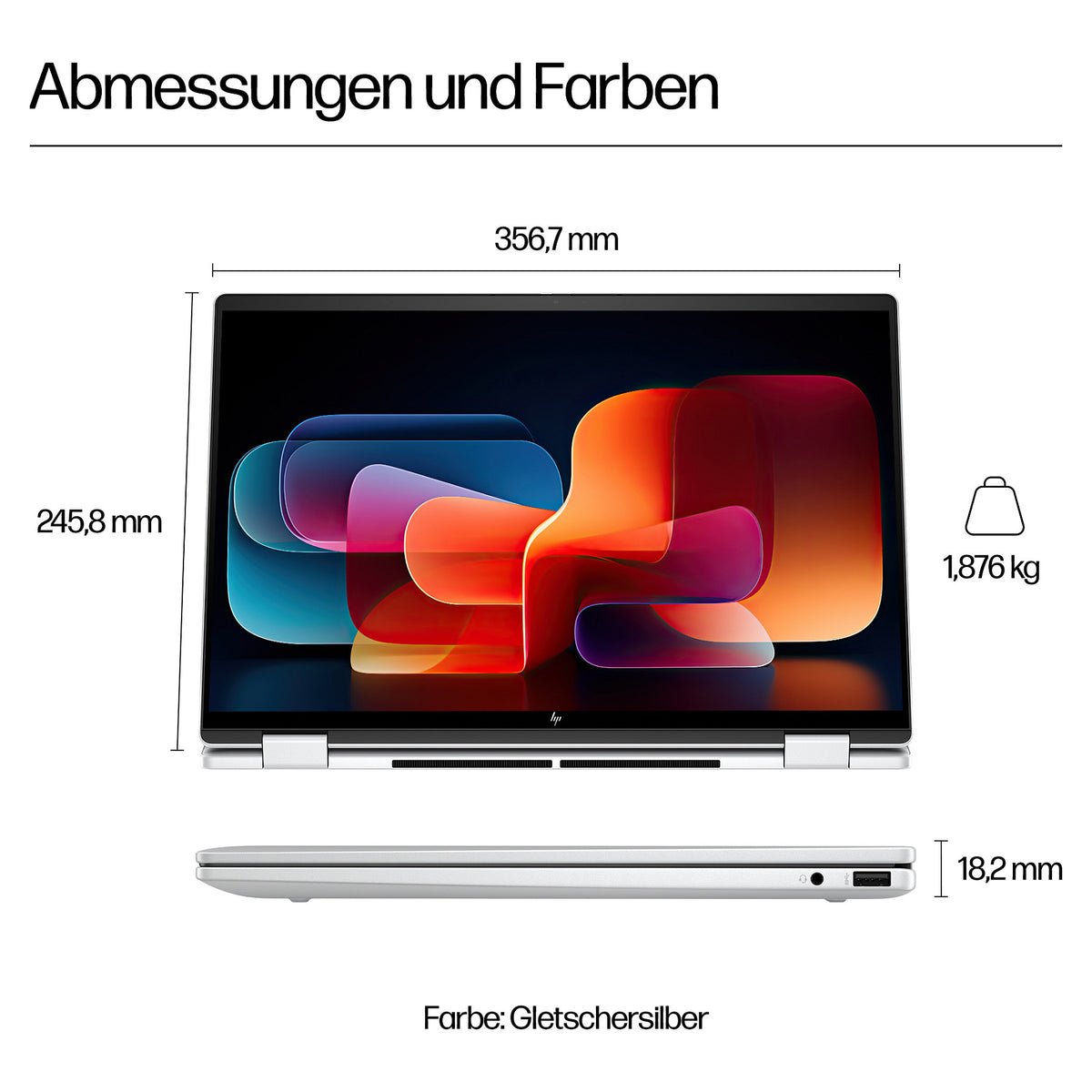 HP ENVY x360 16-ac0158ng CU5 125U/16GB/512SSD/W11 Home Touch