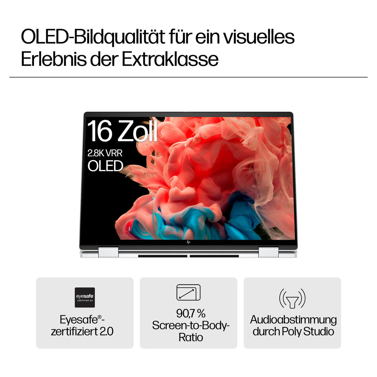 HP ENVY x360 16-ac0177ng CU7 155U/16GB/512SSD/W11 Home Touch