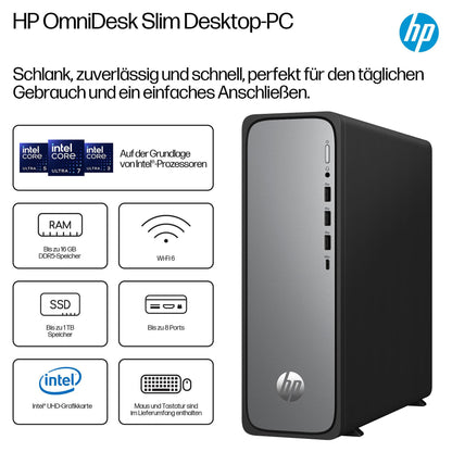 HP Omnidesk Slim Desktop S03-0153ng i5-14400/16GB/512SSD/W11 Home