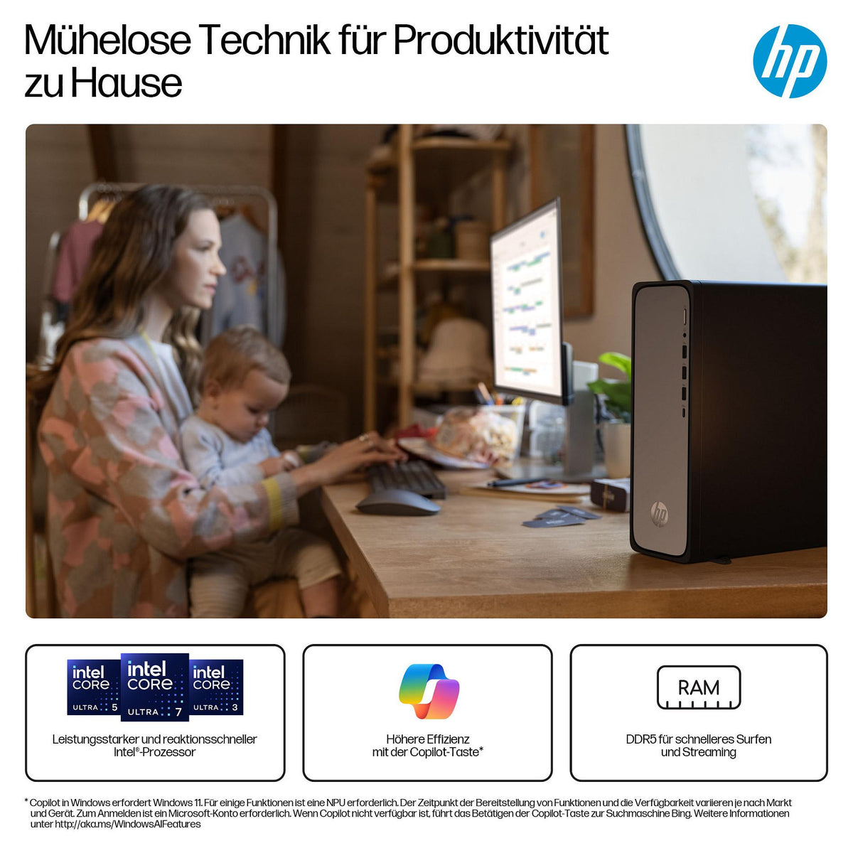 HP Omnidesk Slim Desktop S03-0153ng i5-14400/16GB/512SSD/W11 Home