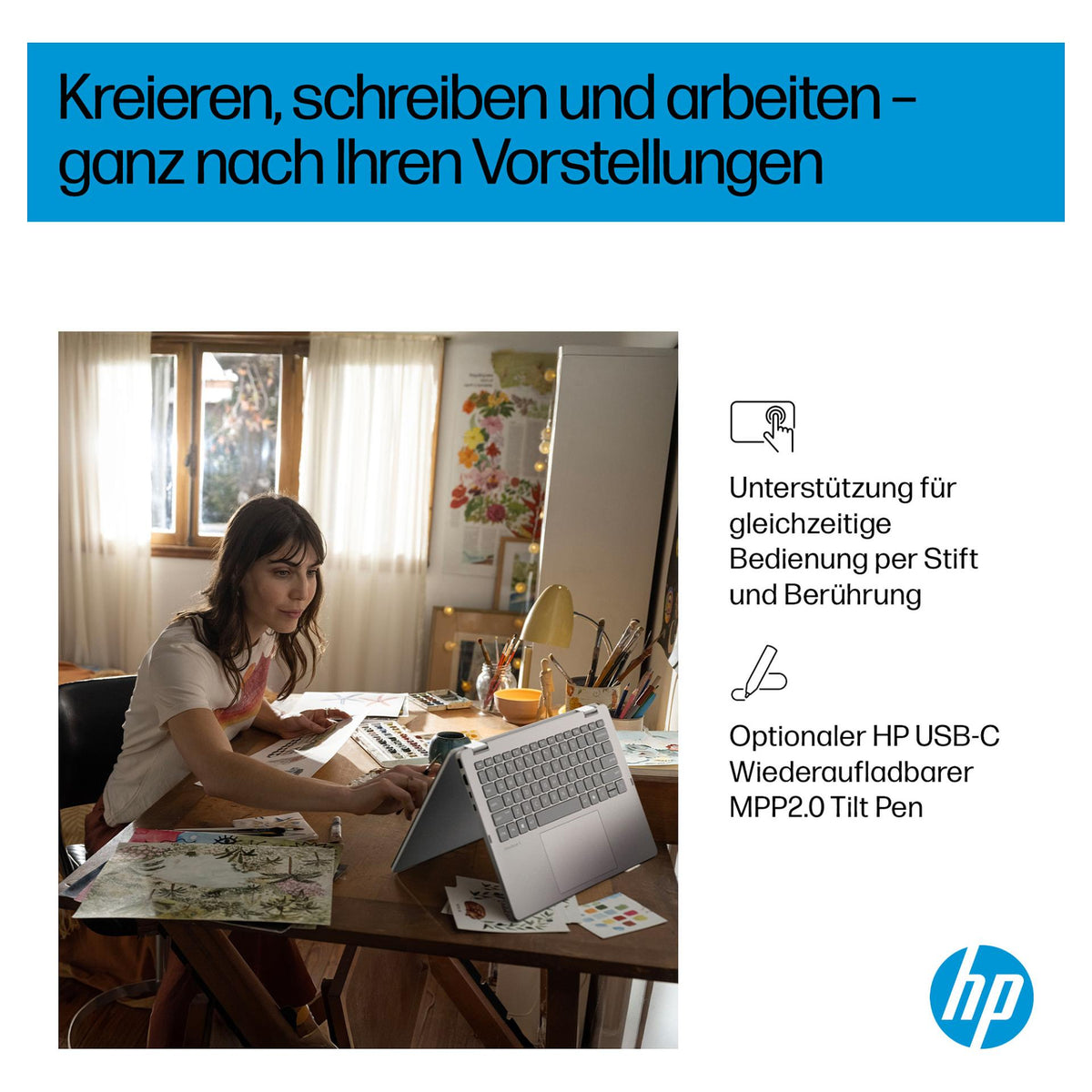 HP OmniBook 5 Flip 14-fp0132ng Core3 100U/8GB/512SSD/W11 Home