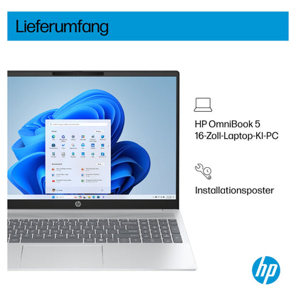 HP OmniBook 5 16-af1155ng CU5 225U/16GB/512SSD/W11 Home