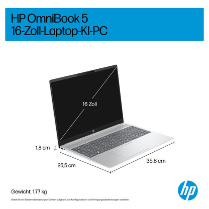 HP OmniBook 5 16-af1155ng CU5 225U/16GB/512SSD/W11 Home