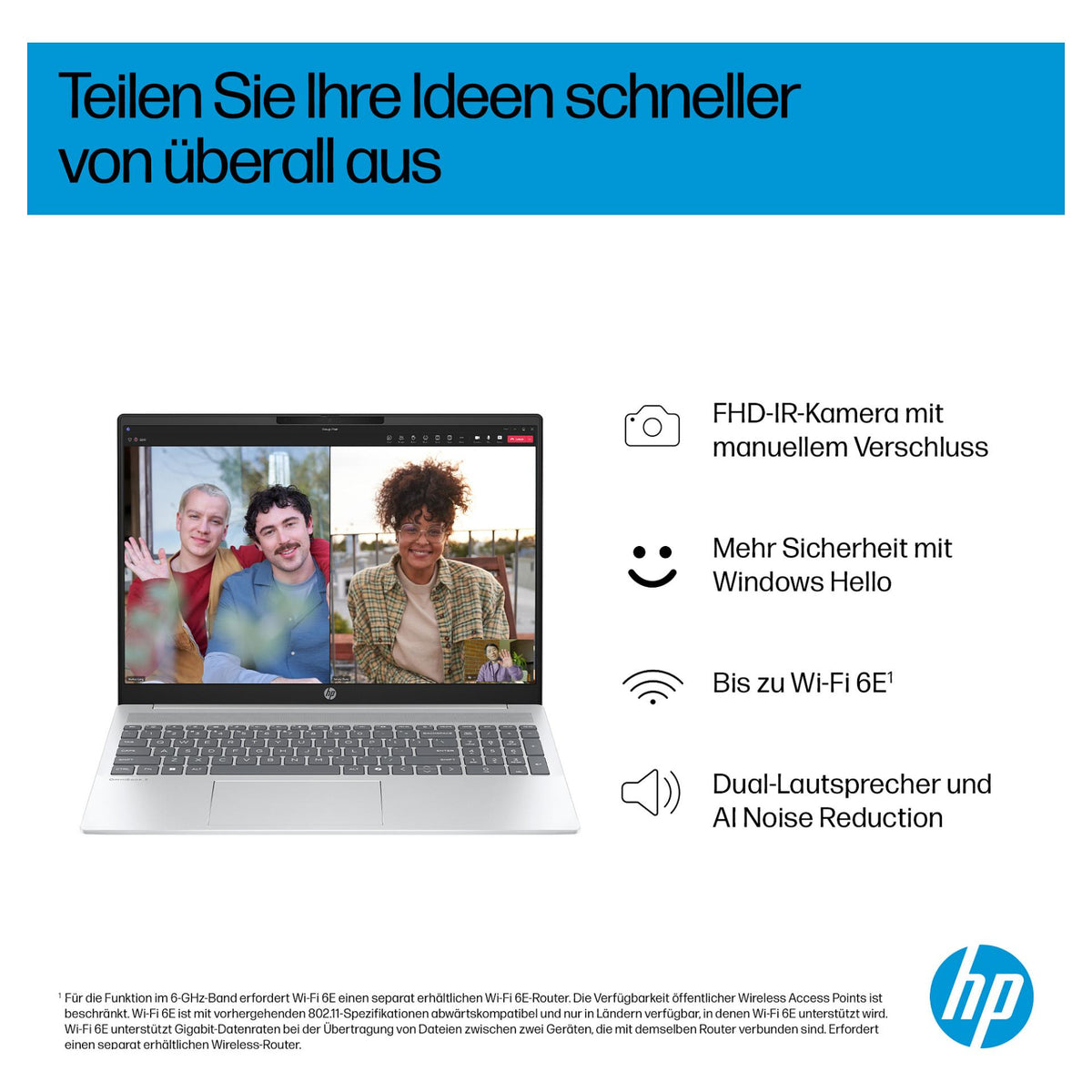 HP OmniBook 5 16-af1155ng CU5 225U/16GB/512SSD/W11 Home