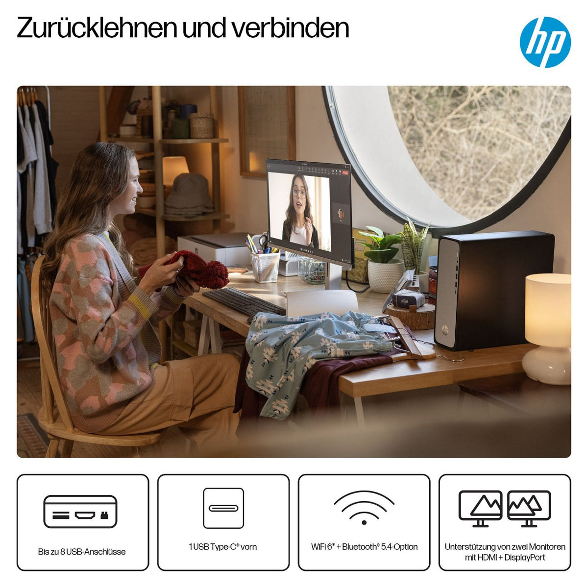 HP OmniDesk S03-0032ng i3-14100/8GB/512SSD/W11 Home