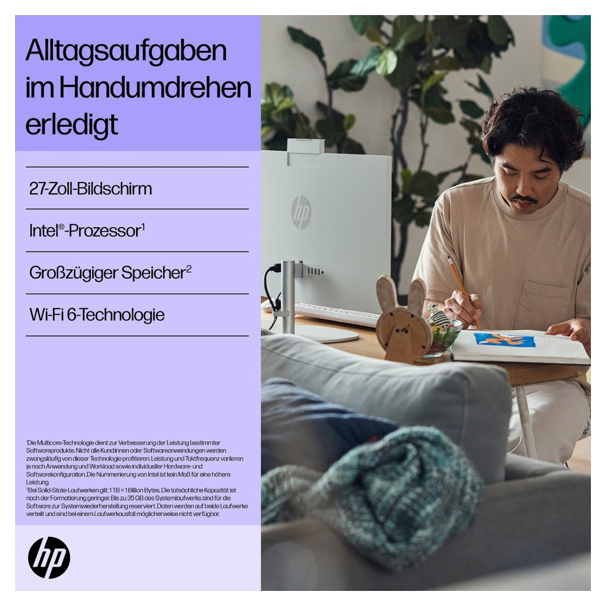 AIO HP 27-cr0102ng i5-1335U/16GB/1TBSSD/W11 Home