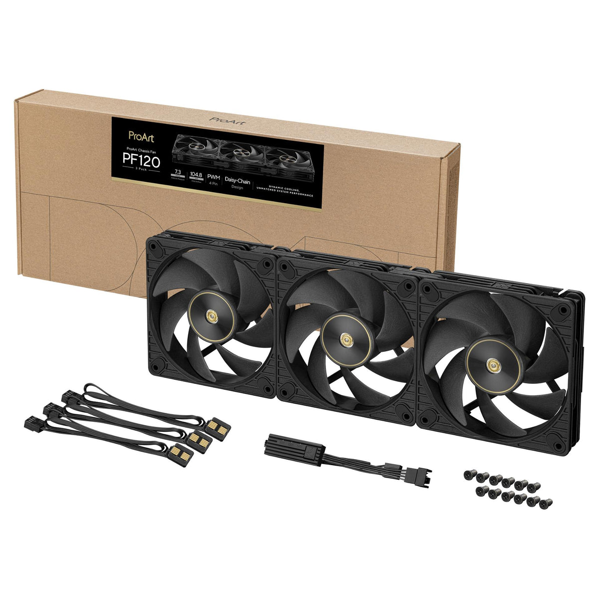 120mm ASUS PROART PF120 PWM BLACK 3IN1