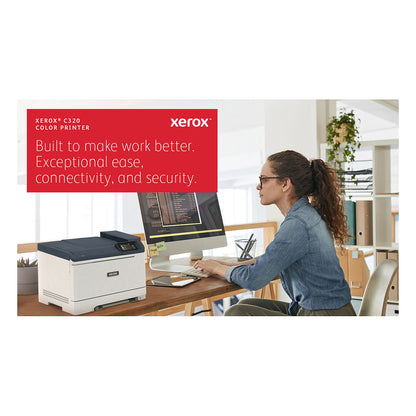 Xerox C320 Farblaserdrucker DNI, A4, Laser, Farbdruck, 4800 x 4800 DPI, 33 Seiten pro Minute, Duplex, WLAN