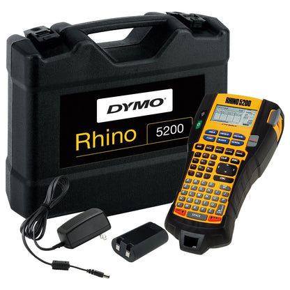 DYMO Rhino 5200 - Industrielles Beschriftungsgerät, ABC-Tastatur, im KofferSet