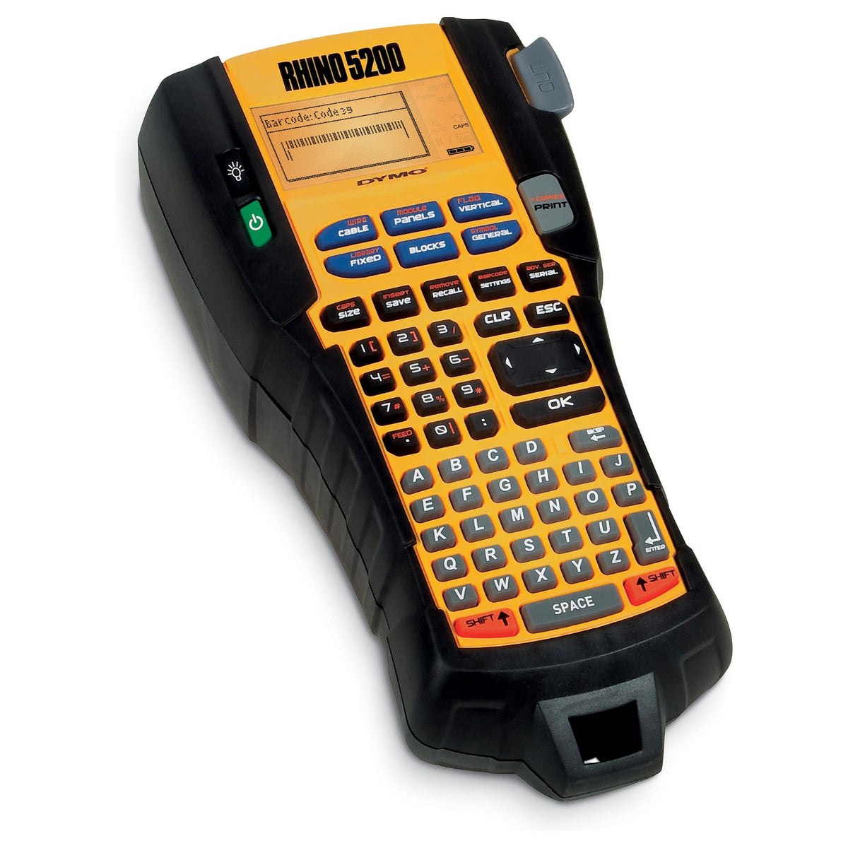 DYMO Rhino 5200 - Industrielles Beschriftungsgerät, ABC-Tastatur, im KofferSet