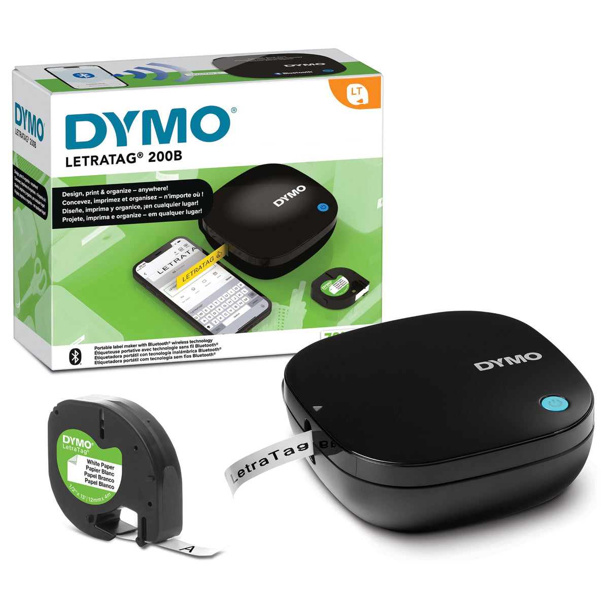 DYMO LetraTag 200B Bluetooth Beschriftungsgerät, Thermodirektdruck