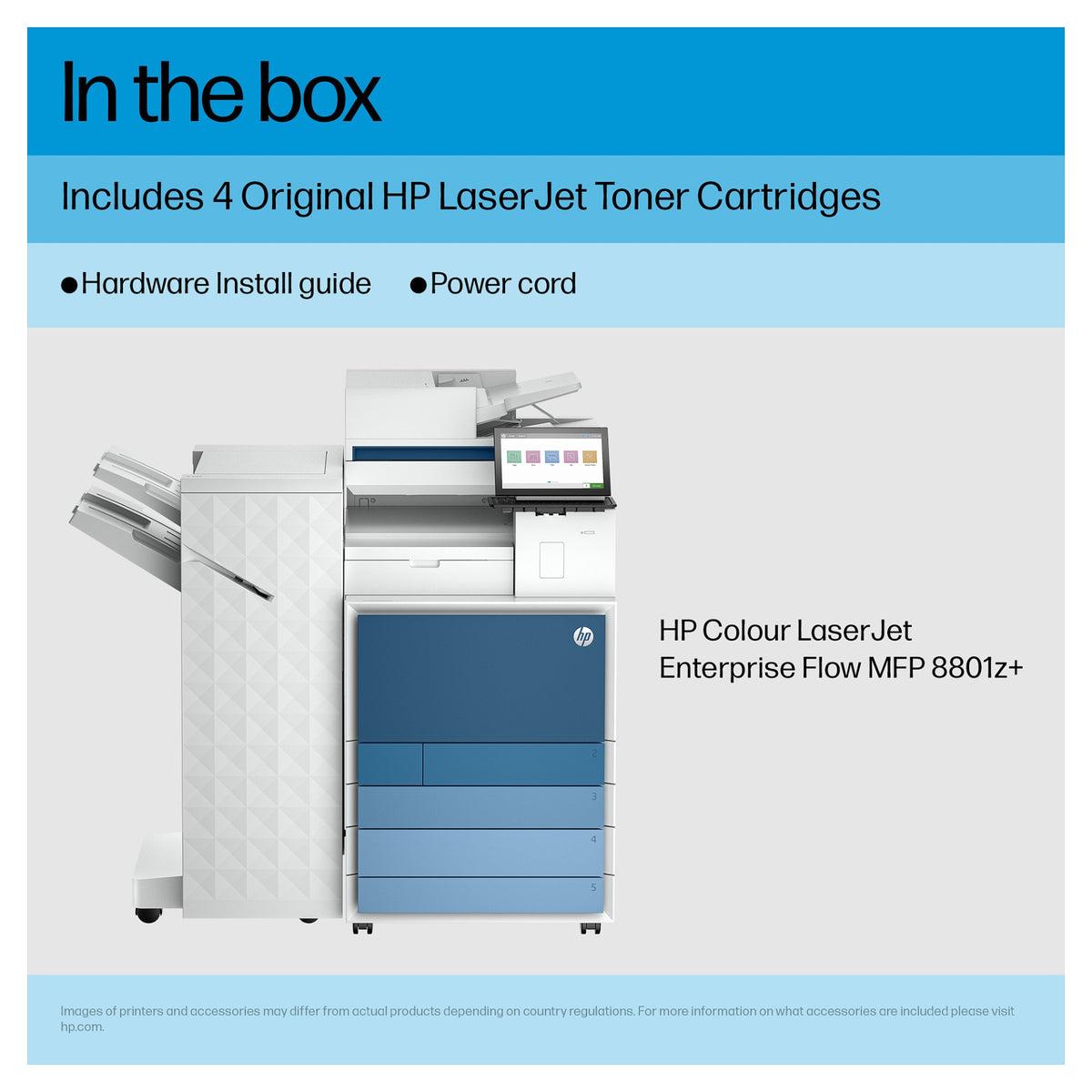 HP Color LaserJet Enterprise Flow MFP 8801z+ 60ppm