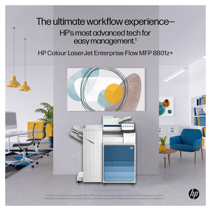 HP Color LaserJet Enterprise Flow MFP 8801z+ 60ppm