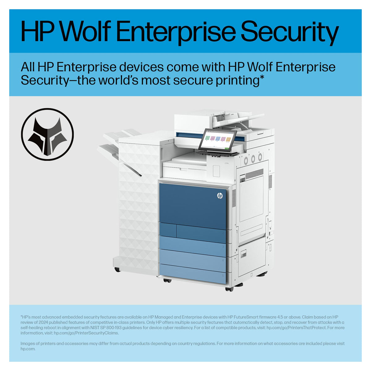 HP Color LaserJet Enterprise Flow MFP 8801z+ 60ppm