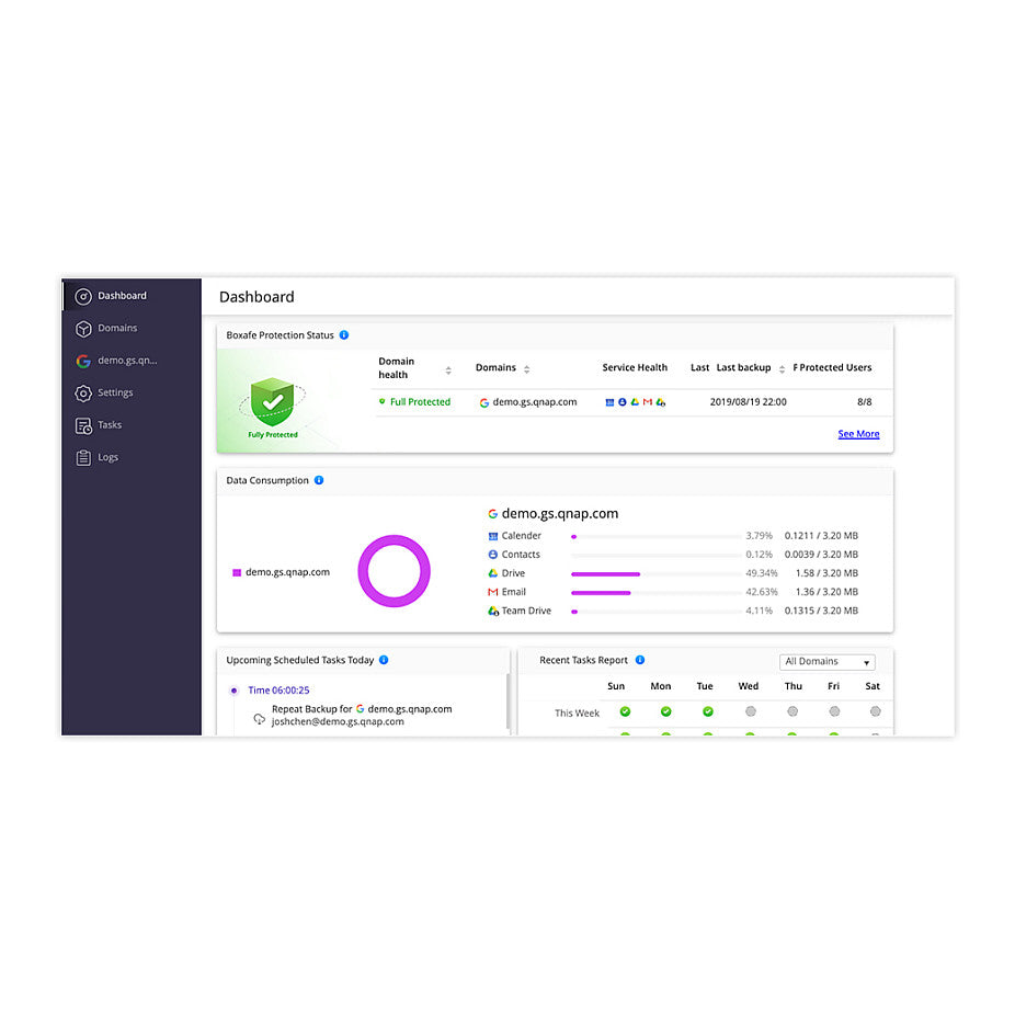 QNAP Lizenz LS-BOXAFE-GOOGLE-10USER-1Y