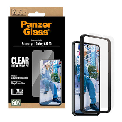 PanzerGlass Displayschutz Samsung Galaxy A37 | Ultra-Wide Fit m. EasyAligner