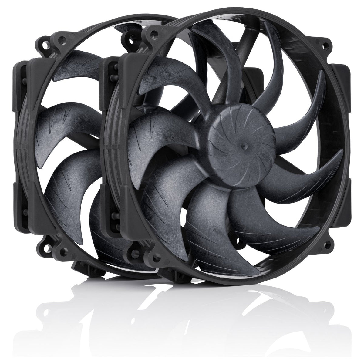 140mm Noctua NF-A14x25r G2 PWM Sx2-PP chromax.black (schwarz, 140 mm)
