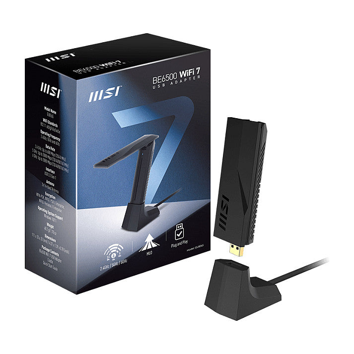 MSI BE6500 WiFi 7 USB Adapter