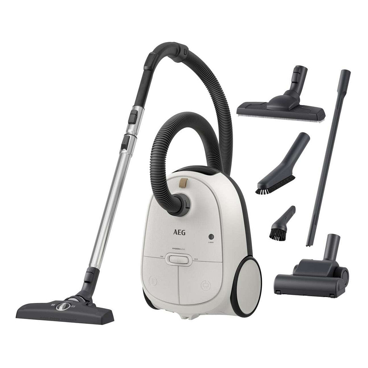 AEG AB61H65W Staubsauger mit Beutel 12m Aktionsradius Allergy/HEPA Filtration ws