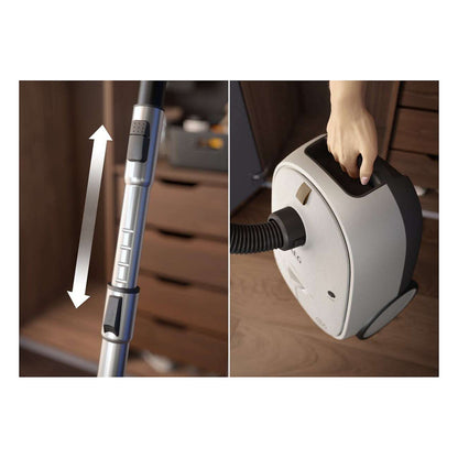AEG AB61H65W Staubsauger mit Beutel 12m Aktionsradius Allergy/HEPA Filtration ws
