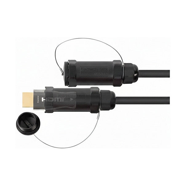 Python AOC Hybrid High-Speed HDMI® 2.0b stahlarmiert 4K @60Hz schwarz 30m
