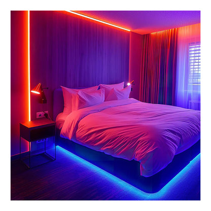 Avide LED Streifen Blister 12V 16W RGB 5m TUYA IR Fernbedi.
