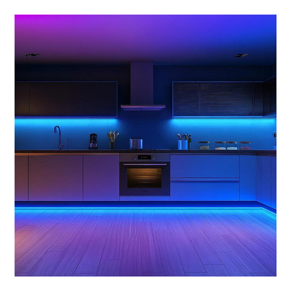 Avide LED Streifen Blister 12V 16W RGB 5m TUYA IR Fernbedi.