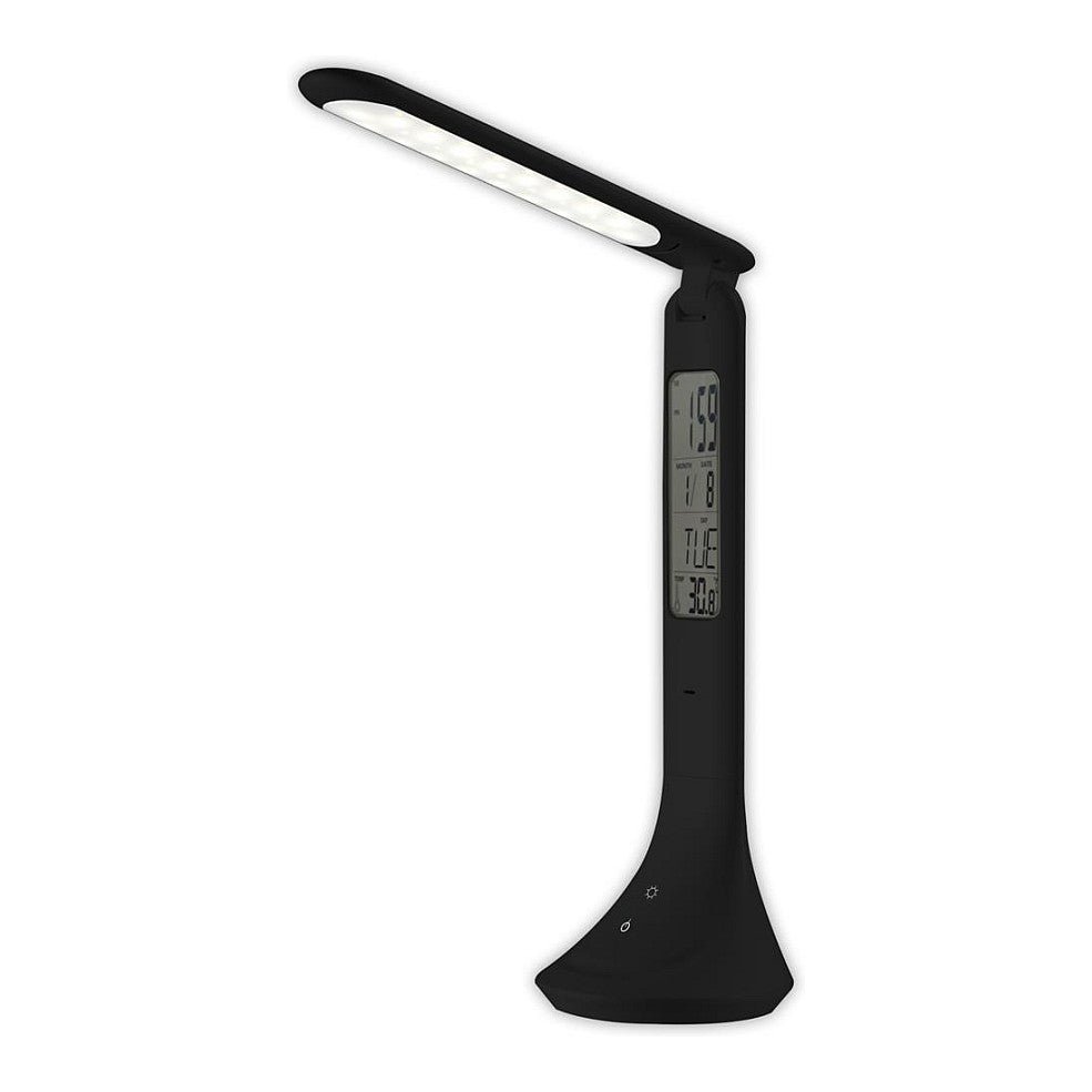 Avide LED Tischleuchte Kalender Schwarz 5W
