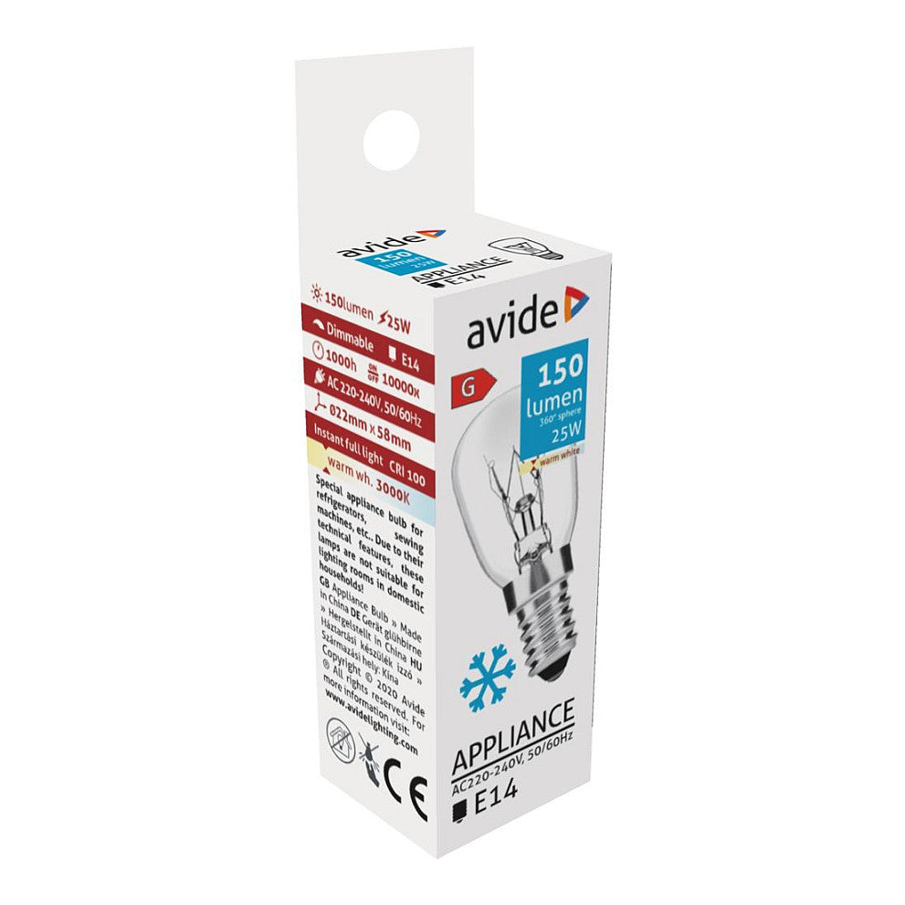 Avide Halogen Leuchtmittel 150lm 25W E14 WW 3000K