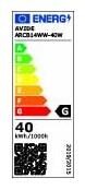 Avide Halogen Leuchtmittel 300lm 40W E14 WW 3000K