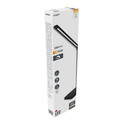 Avide LED Tischleuchte Tyler Schwarz 6W 250lm