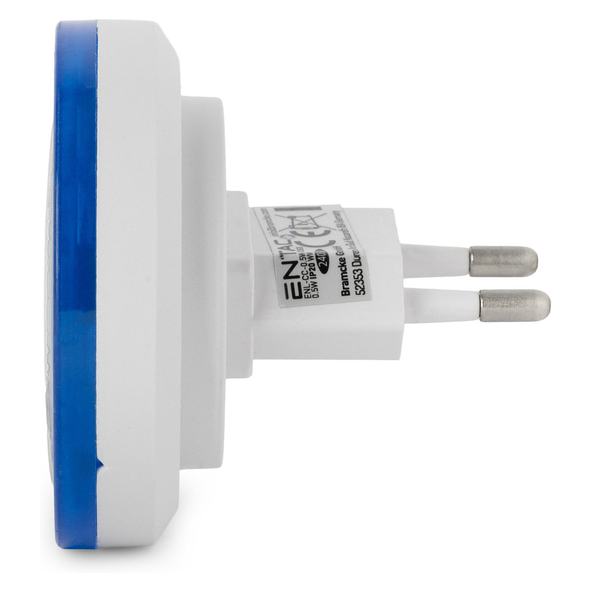 Entac Nachtlicht 0.5W Kreis CW Blue Dämmerungssensor