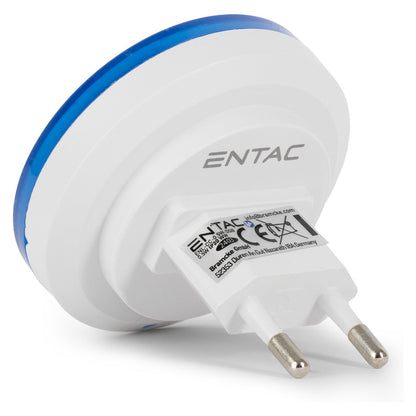 Entac Nachtlicht 0.5W Kreis CW Blue Dämmerungssensor