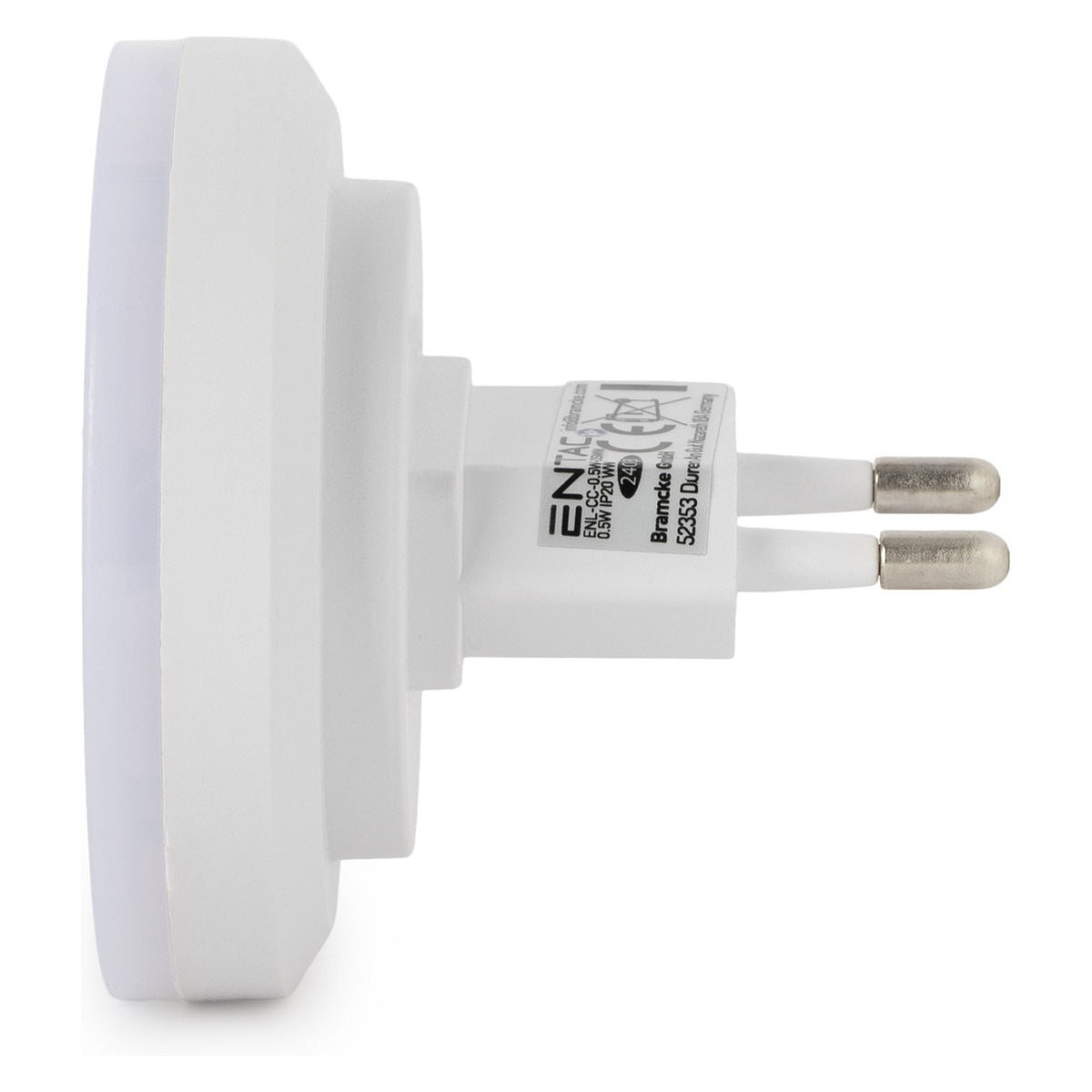 Entac Nachtlicht 0.5W Kreis WW White Dämmerungssensor
