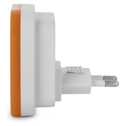 Entac Nachtlicht 0.5W quadrat. WW Orange Dämmerungssensor